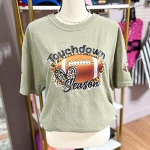 ✨NEW✨Touchdown Season Comfort Colors Graphic T-Shirt!